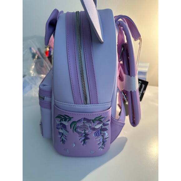 Loungefly Disney Minnie Mouse
Wisteria Floral Scented Mini Backpack and Ears main image 5